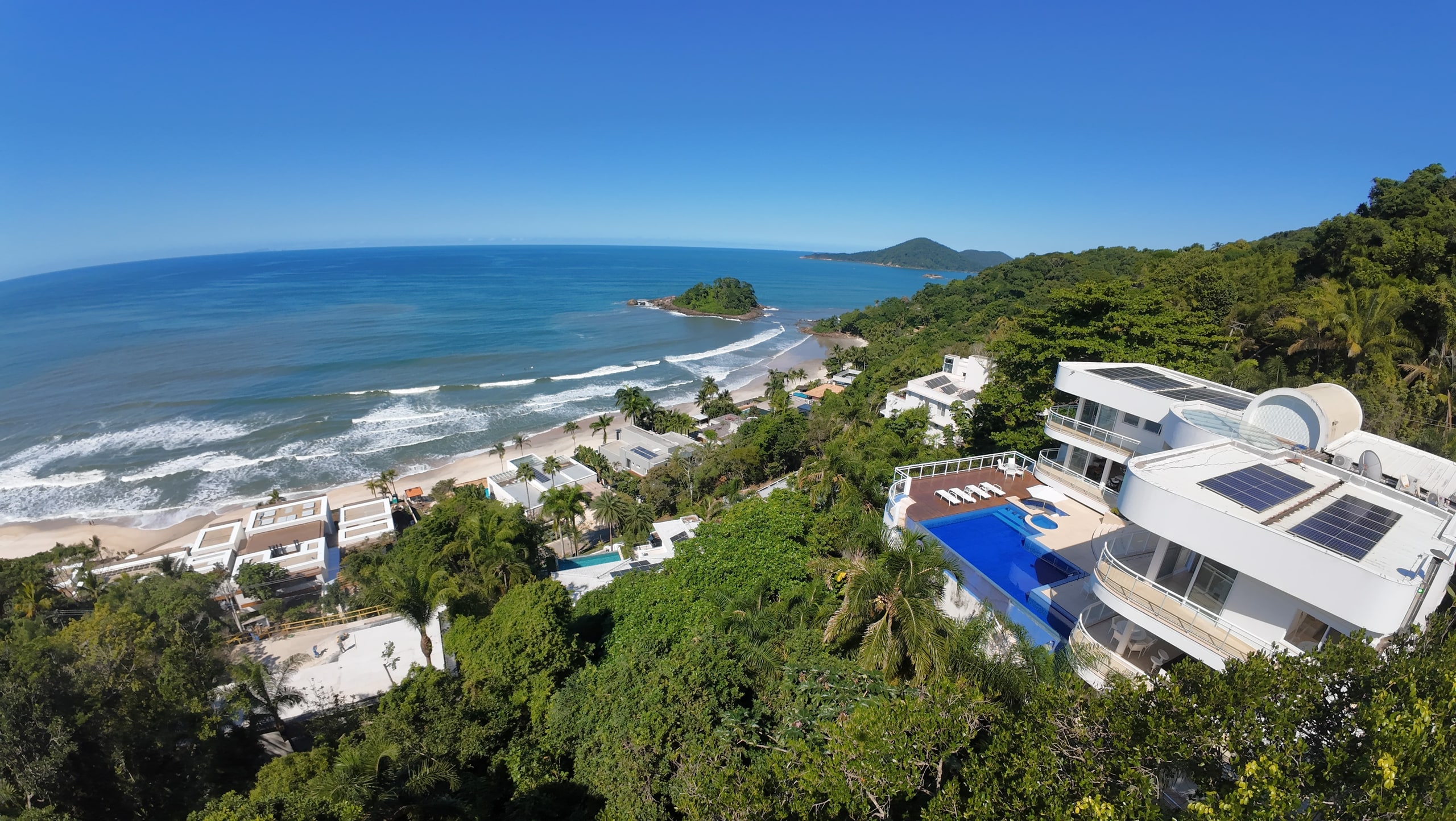 Aerea Casa a venda Condominio Tijucopava Vista Mar Praia Tijucopava Imoveis Venda (1)