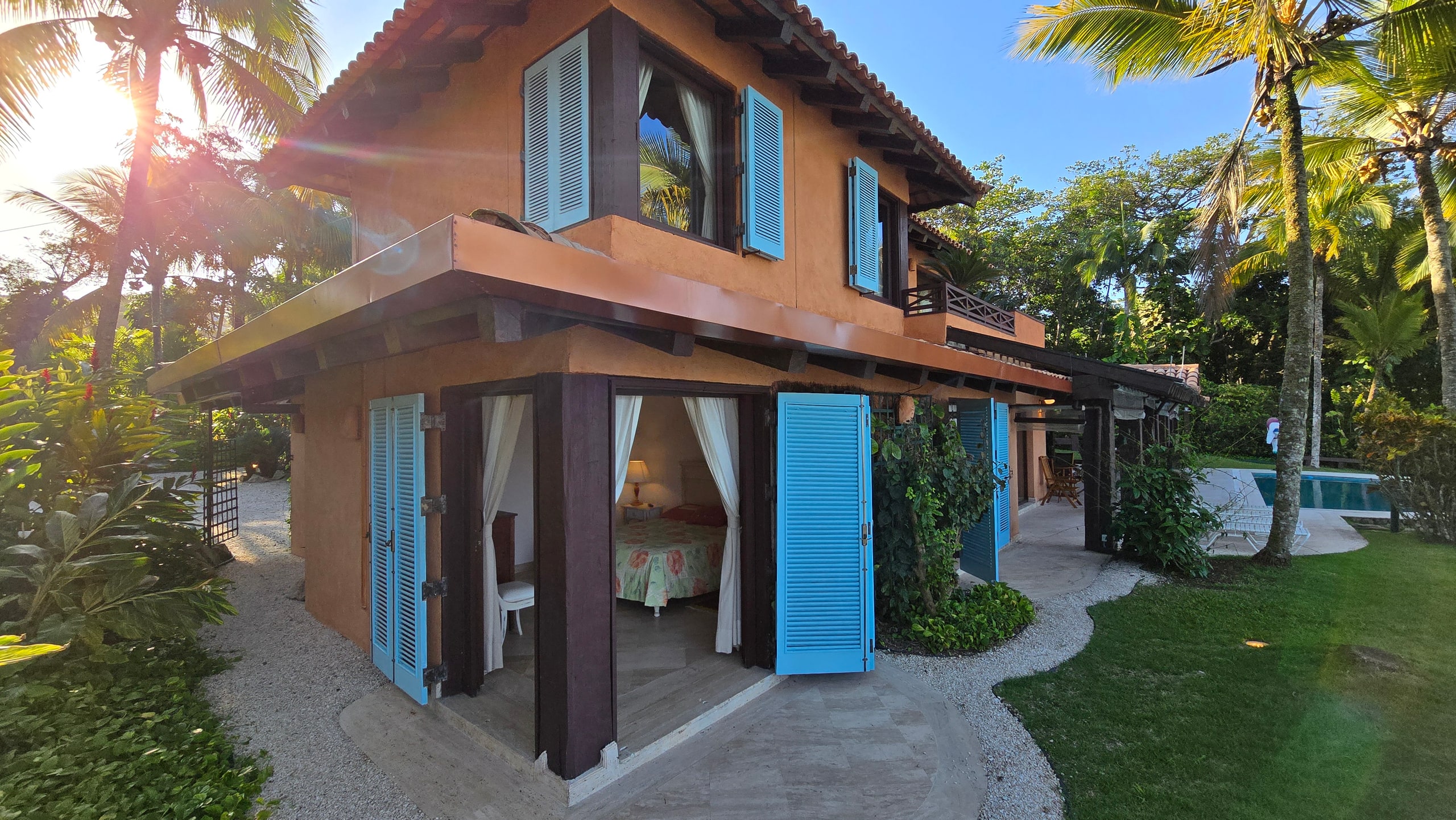 Casa Pé na Areia Aluguel Condominio Iporanga Guarujá