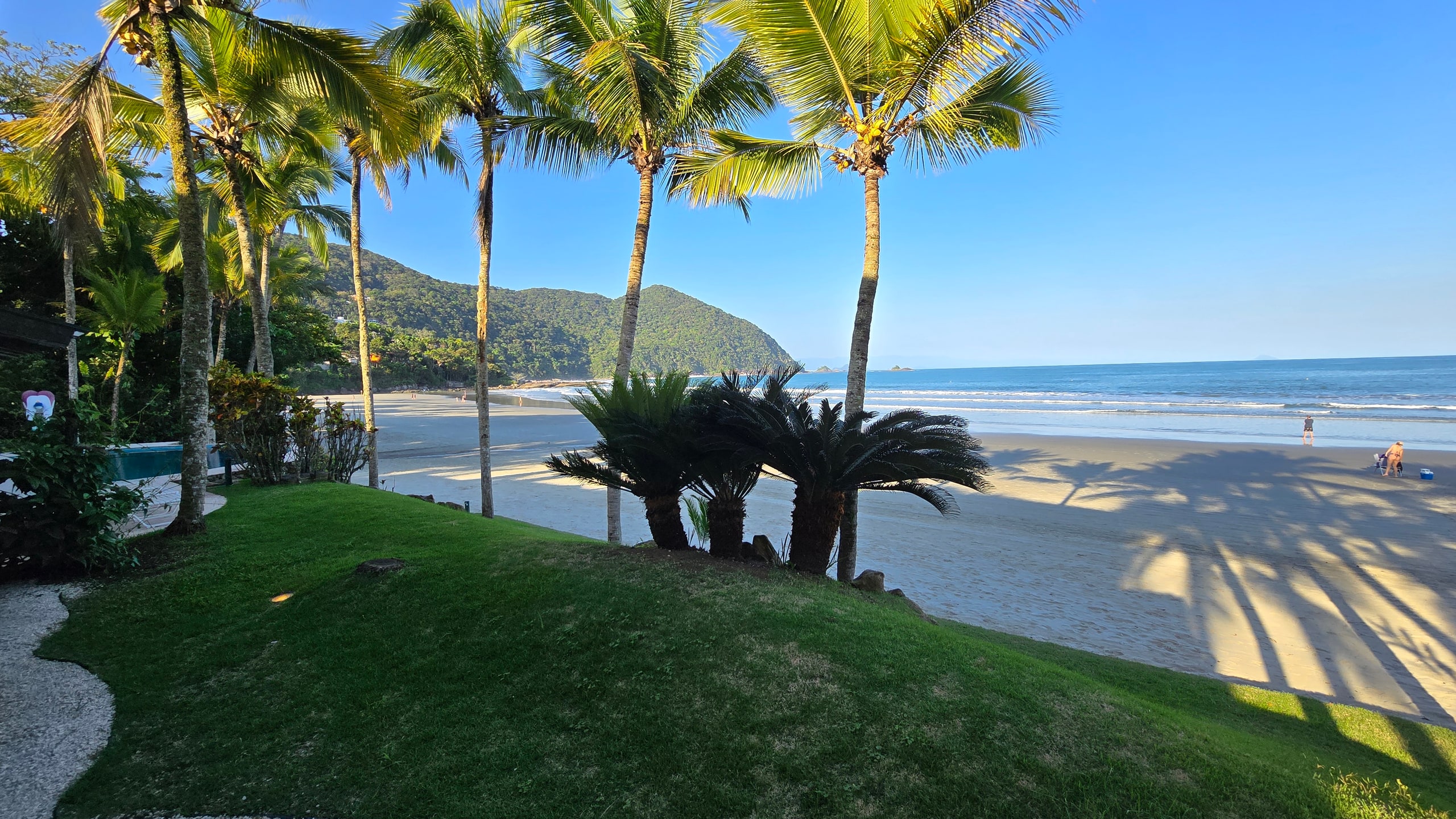 Casa Pé na Areia Aluguel Condominio Iporanga Guarujá