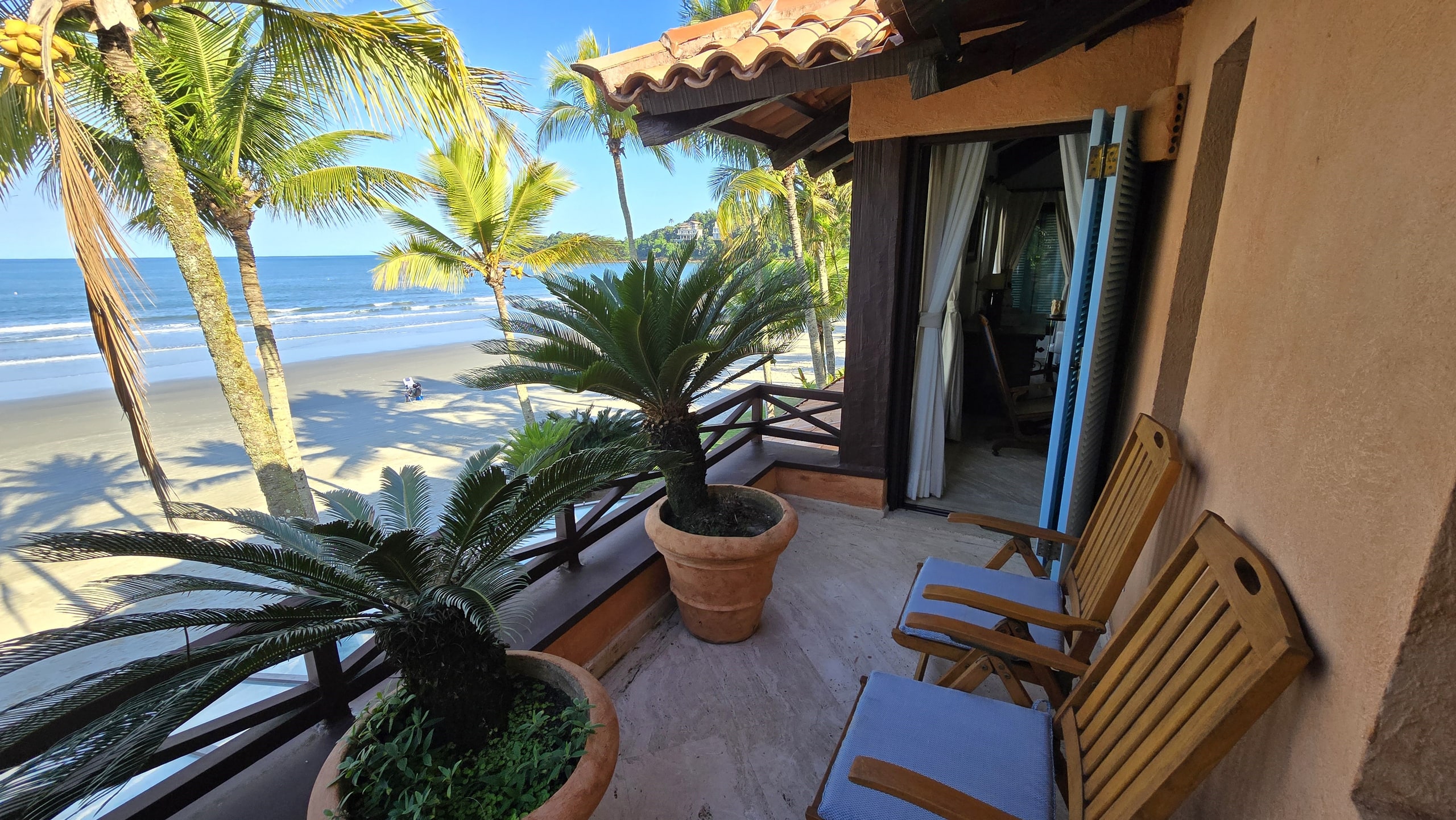 Casa Pé na Areia Aluguel Condominio Iporanga Guarujá