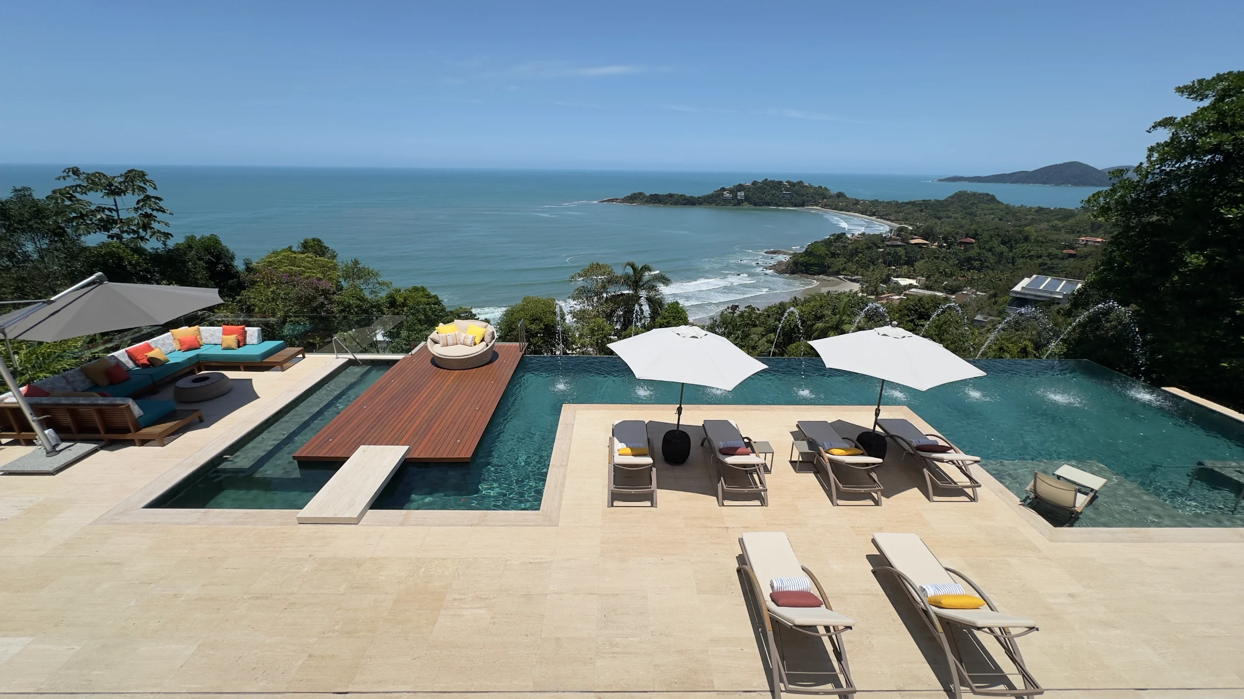 Casa com Vista para o mar Aluguel no Condominio Taguaiba Guaruja