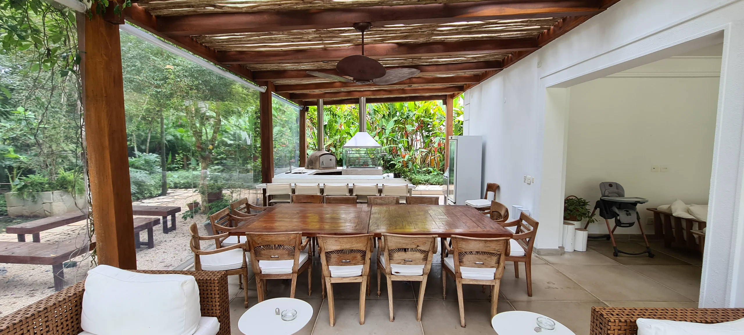 Casa Frente Mar na Praia de Iporanga - Guarujá