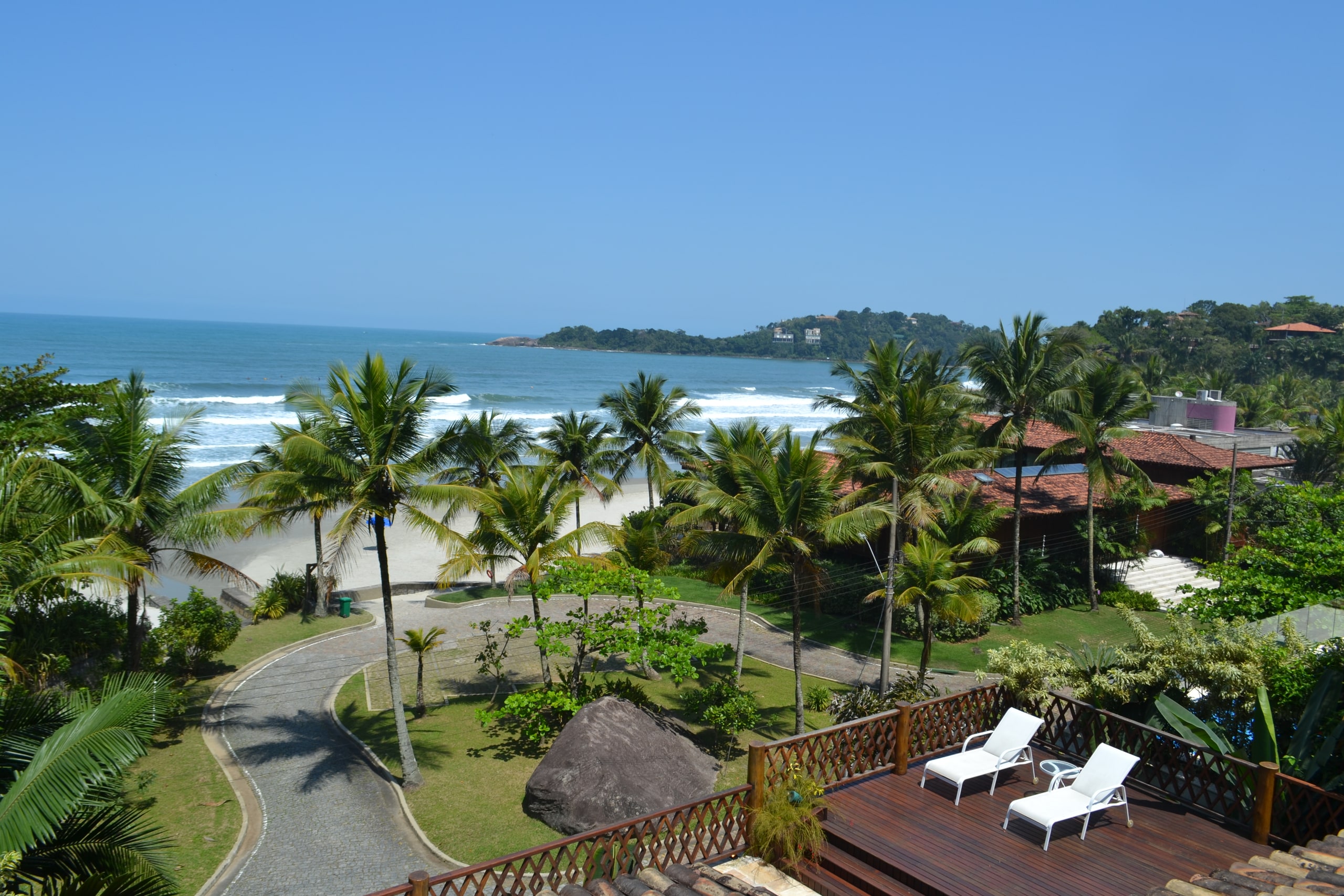 Casa frente para o Mar no Condominio Taguaiba Guaruja