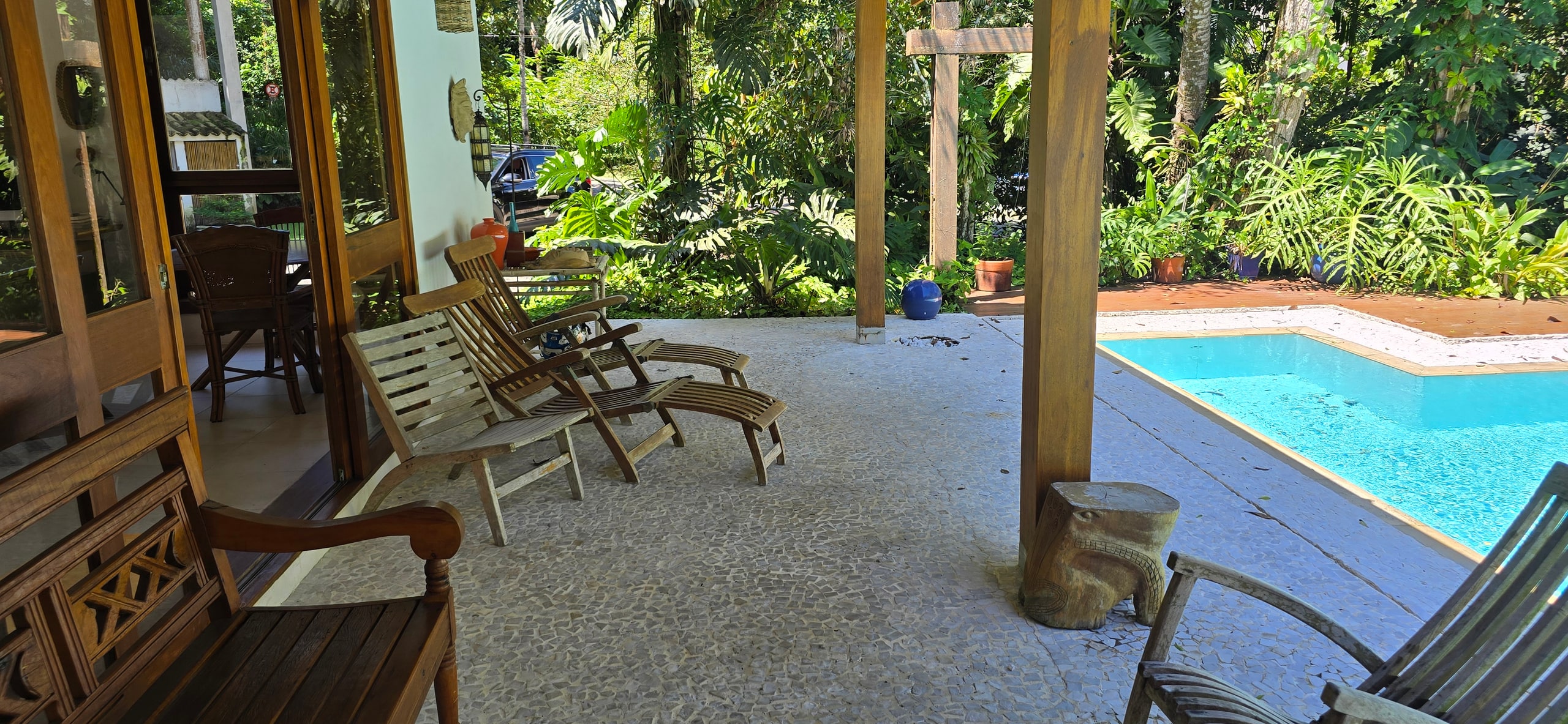 Casa Venda Condominio Iporanga com Piscina e proxima a Praia de Iporanga Guaruja