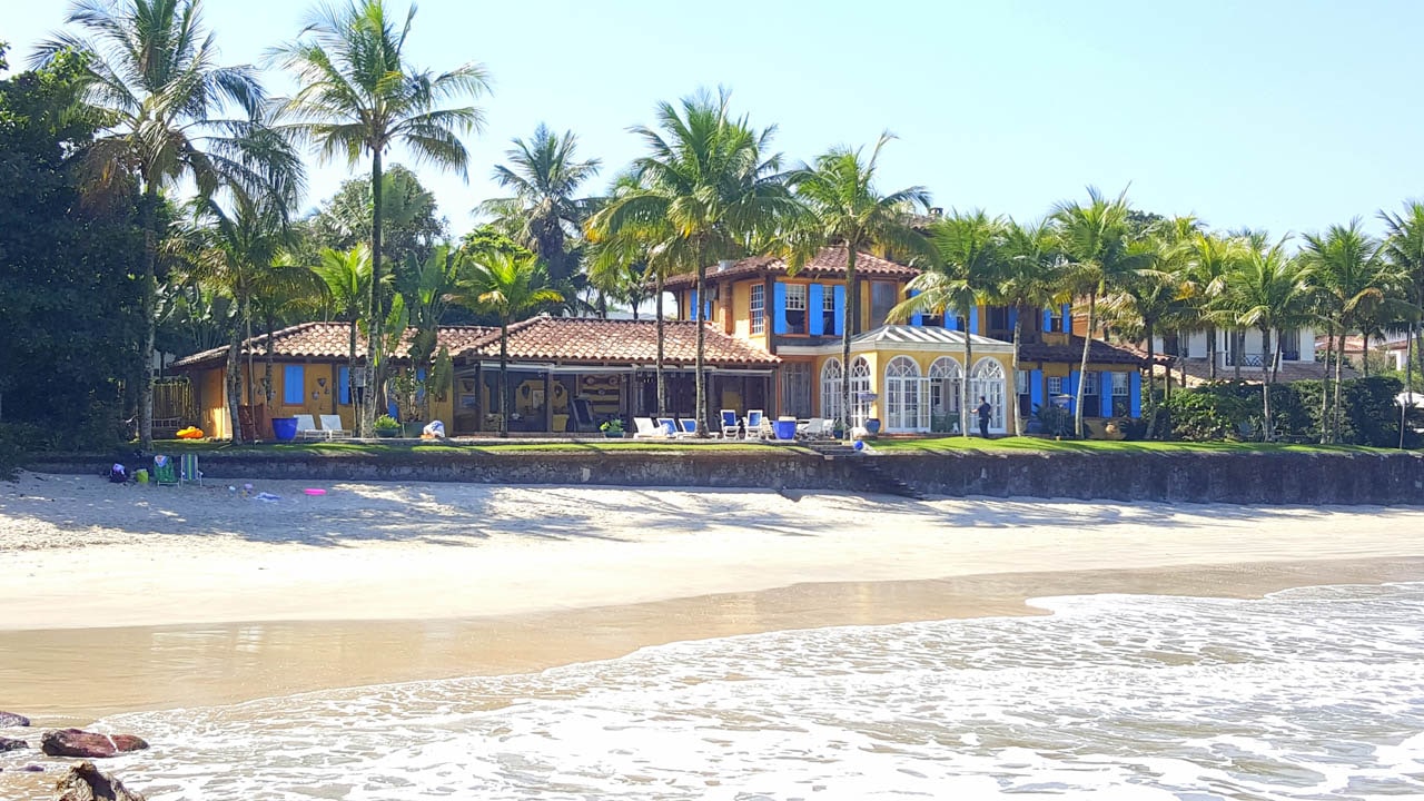Casa Pé na Areia Condominio Iporanga Guarujá