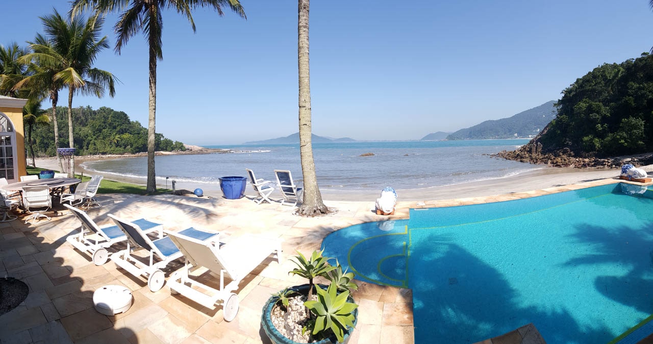 Casa Pé na Areia Condominio Iporanga Guarujá