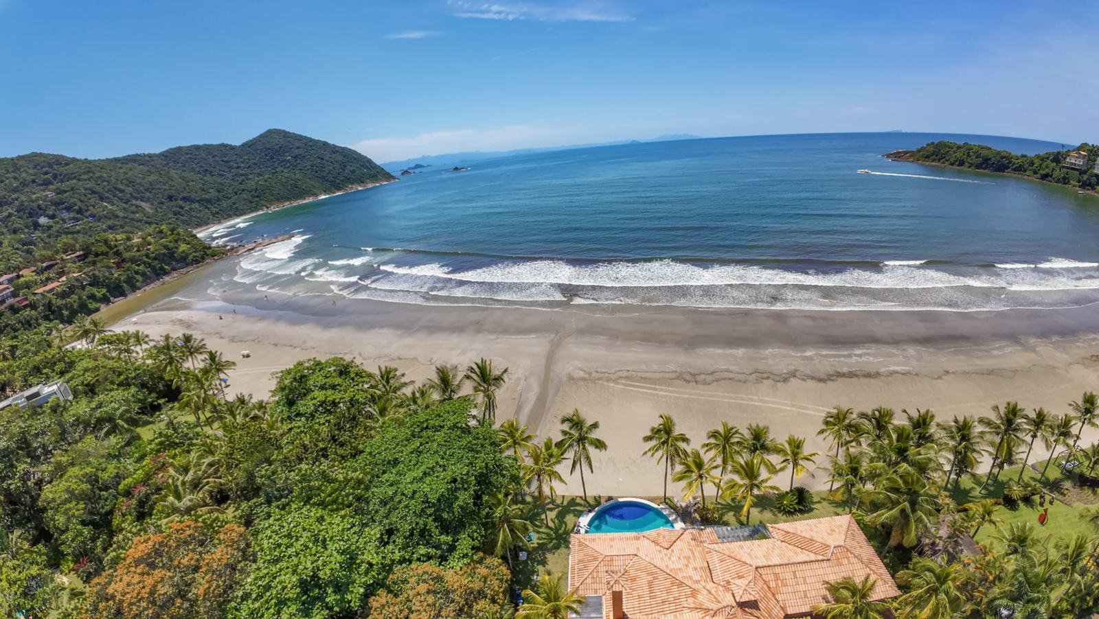 Fachada — Iporanga, Guarujá, para locação, Casa