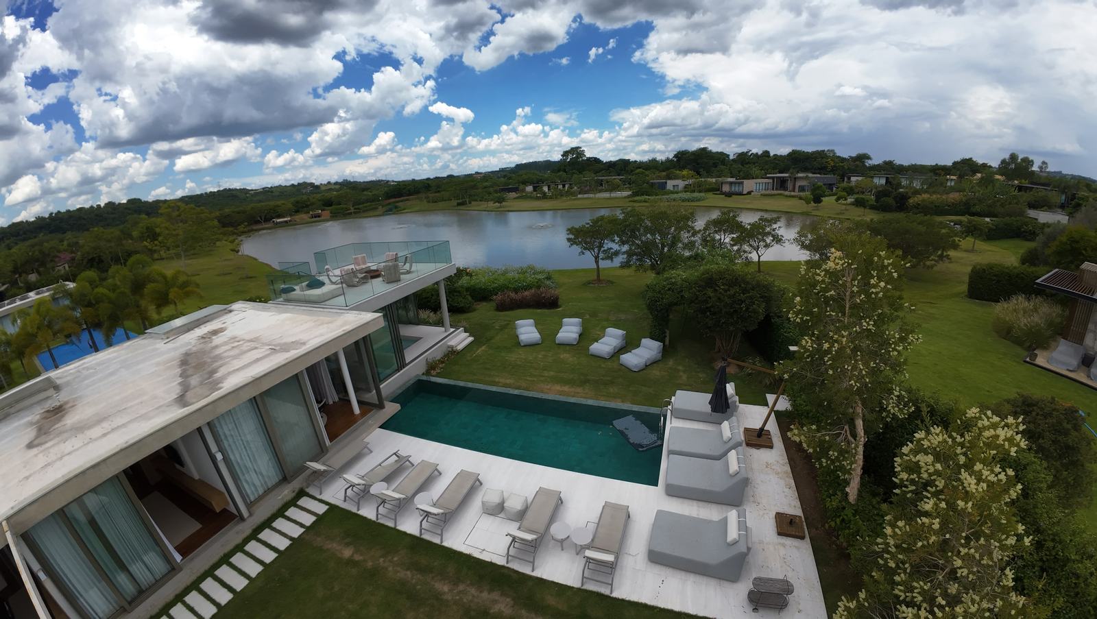 Vista aérea 3 — Fazenda Boa Vista, Iperó, à venda, Casa