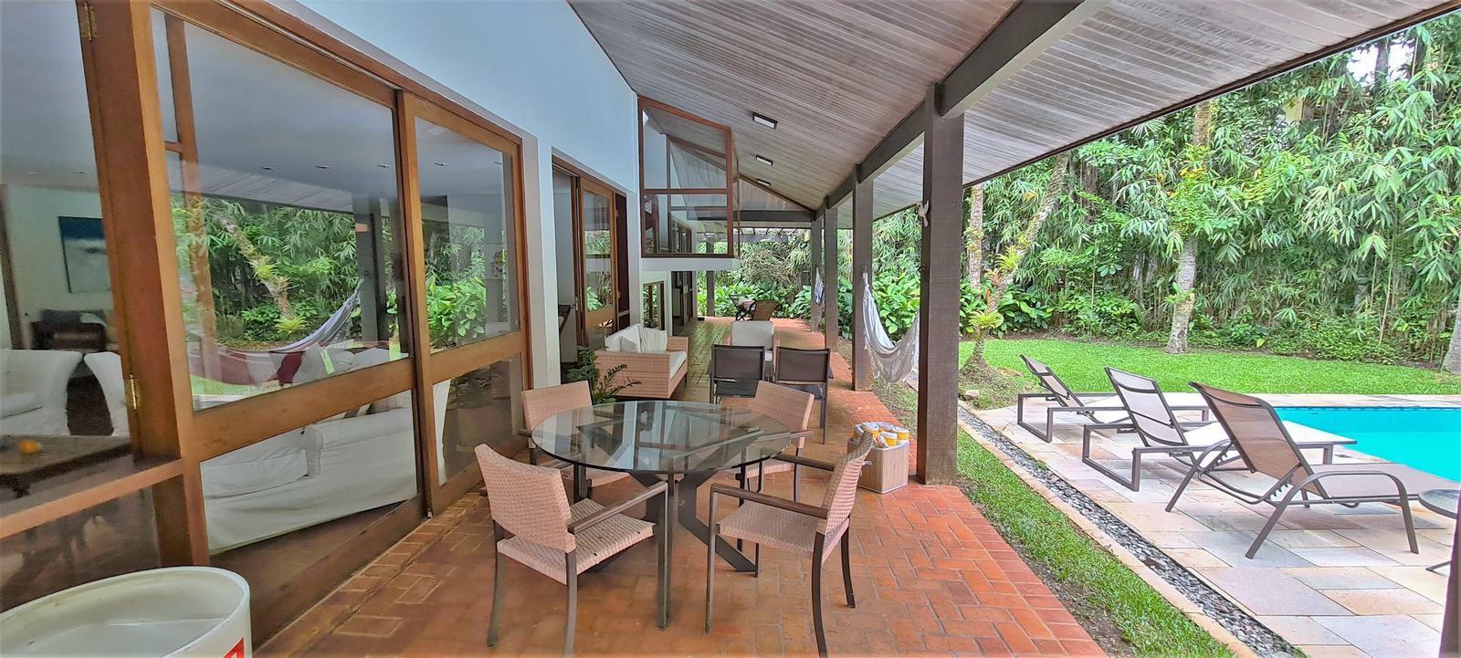 Área externa 7 — Iporanga, Guarujá, à venda e para locação, Casa