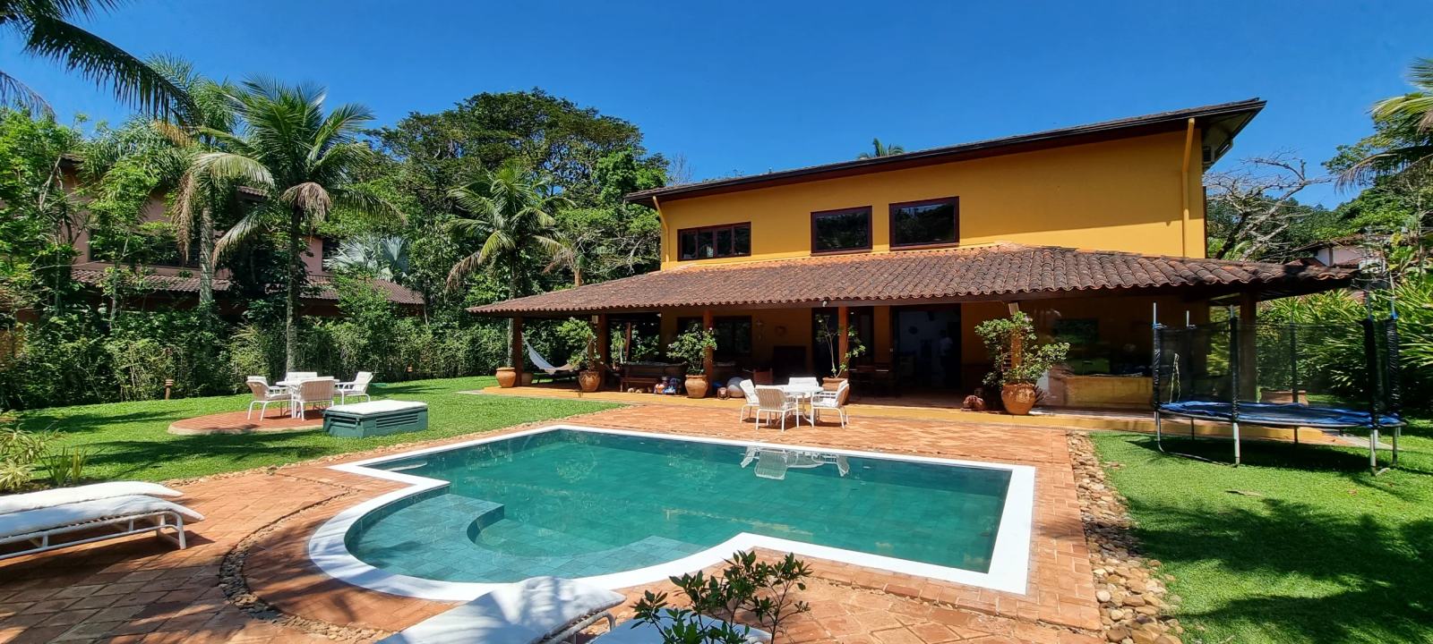 Fachada — Iporanga, Guarujá, para locação, Casa