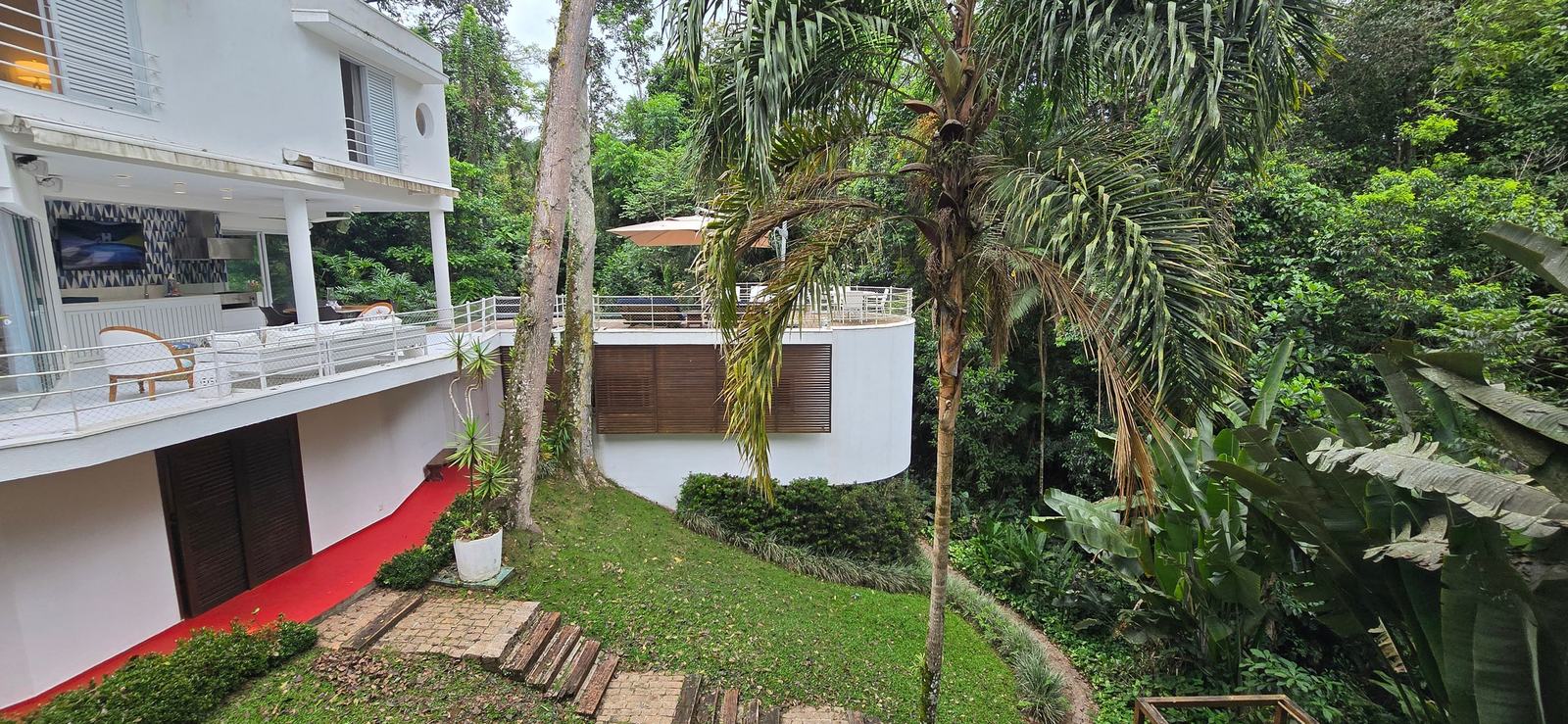 Área externa 7 — Iporanga, Guarujá, à venda e para locação, Casa