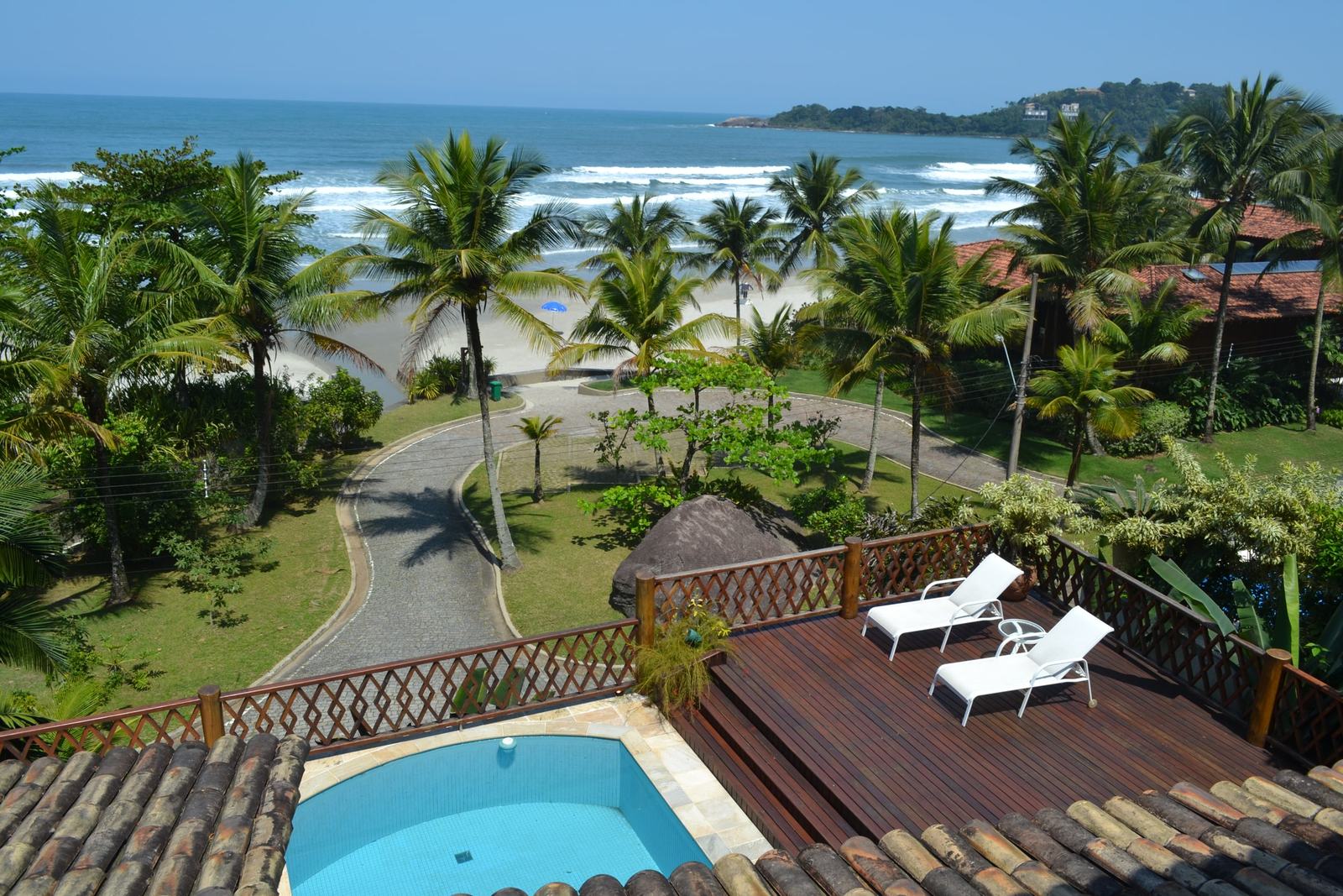 Área externa 1 — Taguaíba, Guarujá, à venda e para locação, Casa