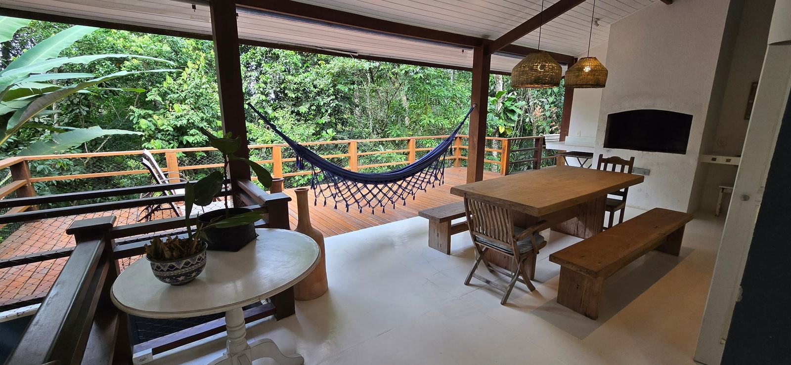 Fachada — Iporanga, Guarujá, para locação, Casa