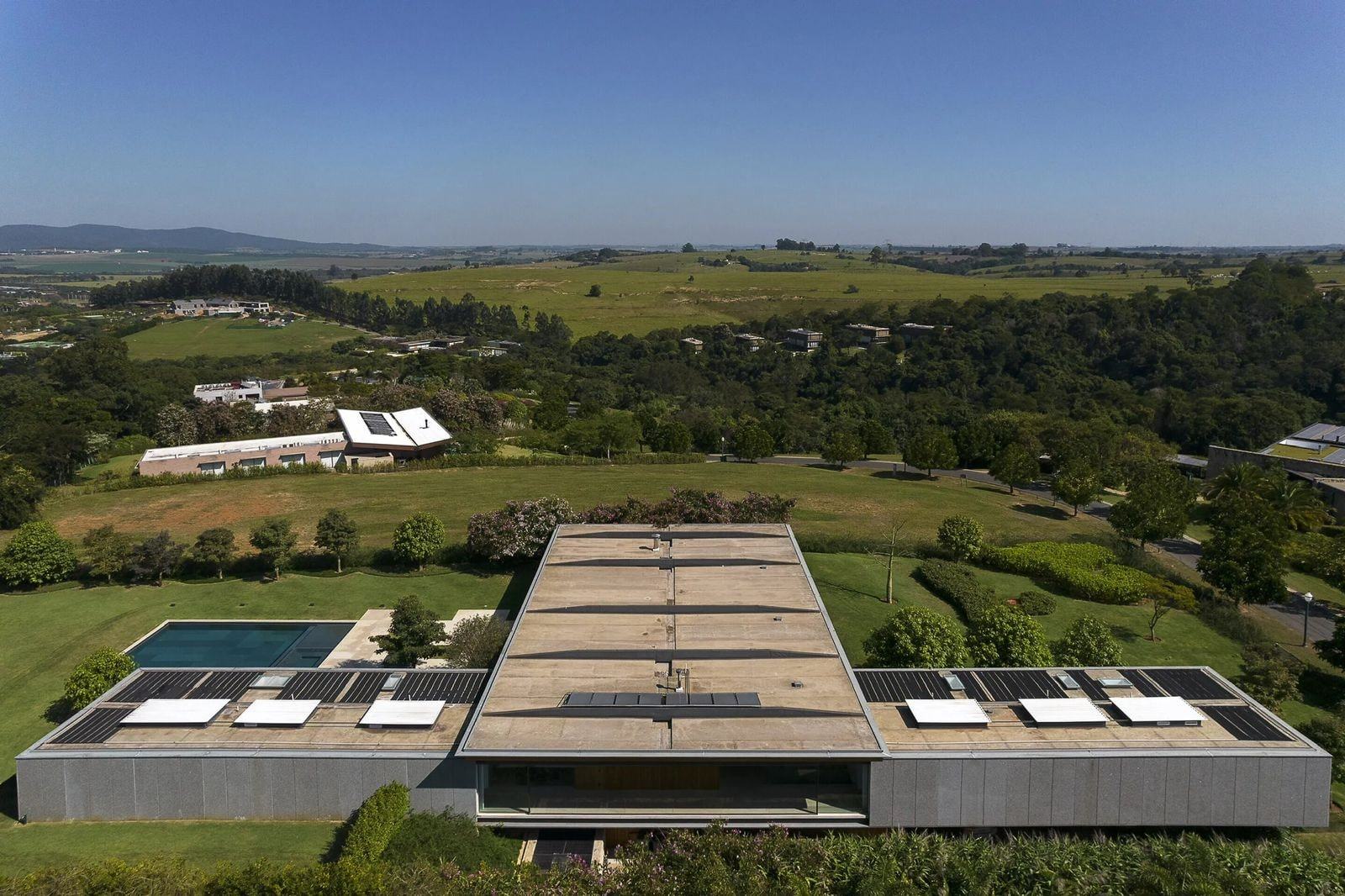 Vista aérea 1 — Fazenda Boa Vista, Porto Feliz, à venda, Casa