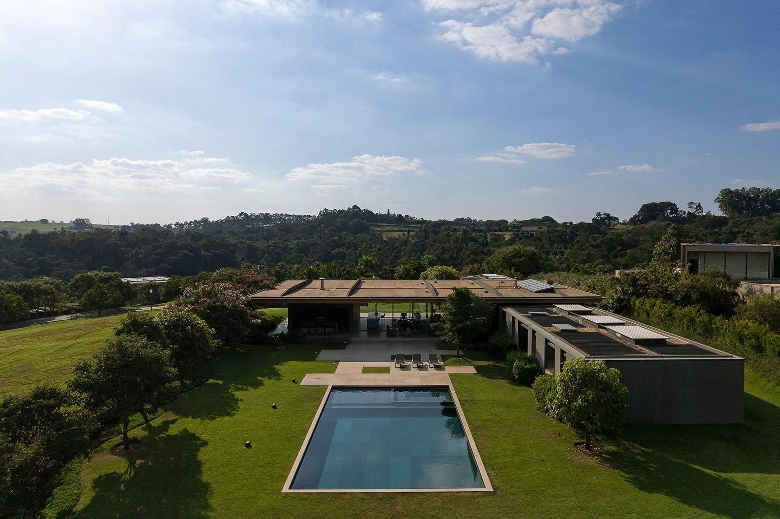 Vista aérea 3 — Fazenda Boa Vista, Porto Feliz, à venda, Casa