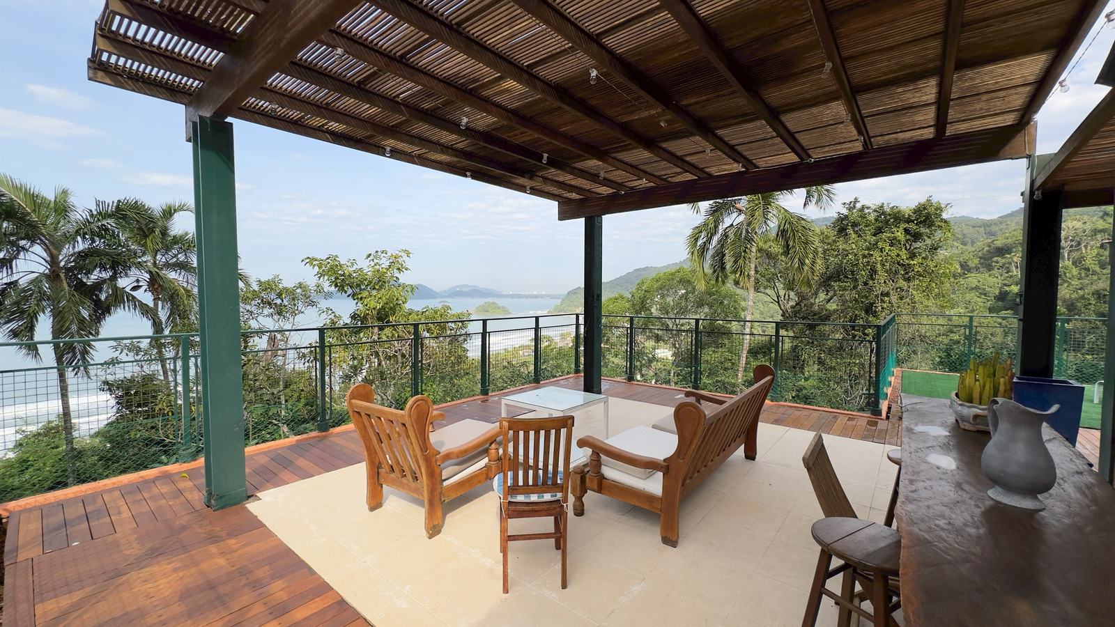 Área externa 2 — Iporanga, Guarujá, à venda e para locação, Casa