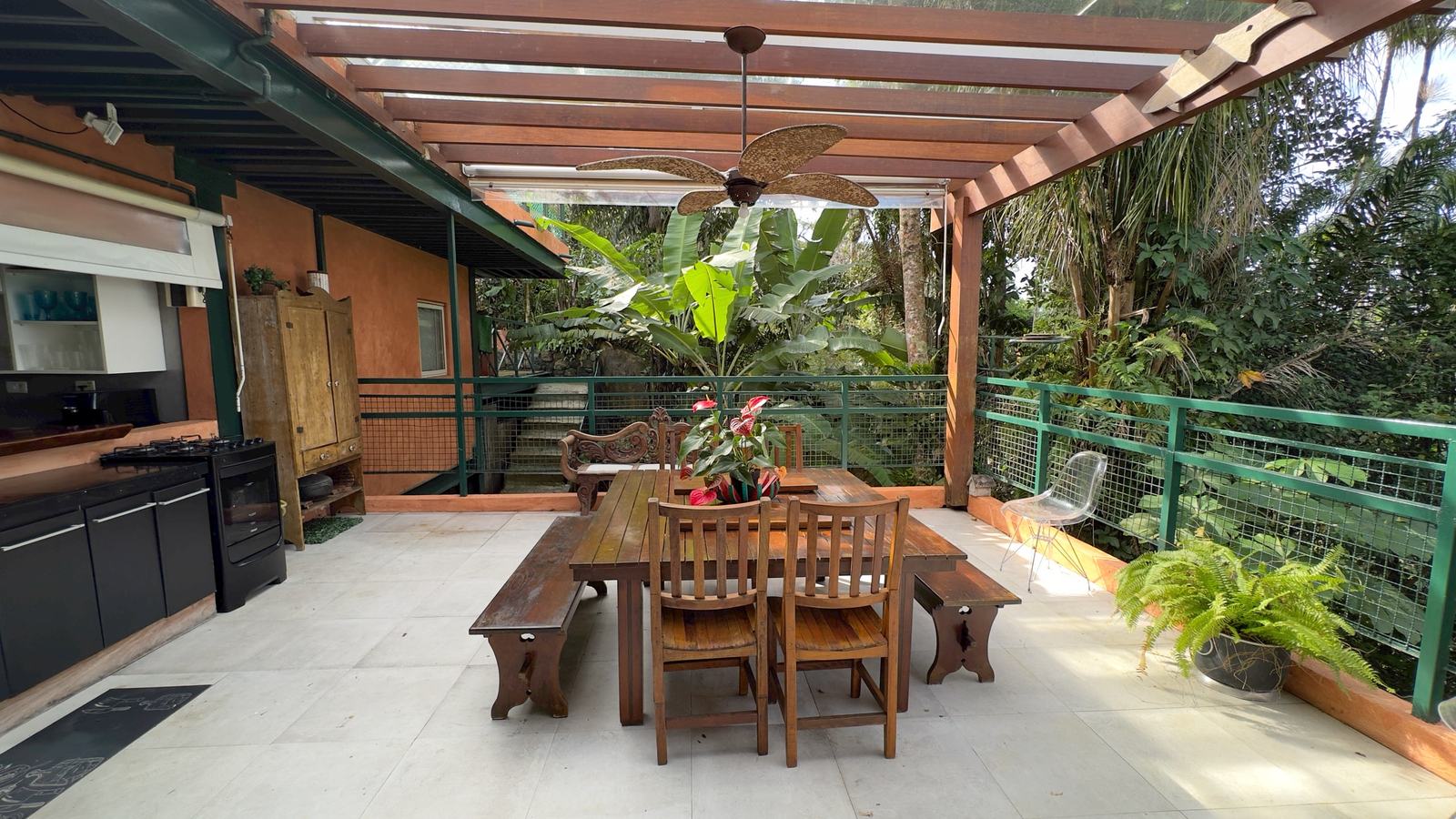 Área externa 9 — Iporanga, Guarujá, à venda e para locação, Casa