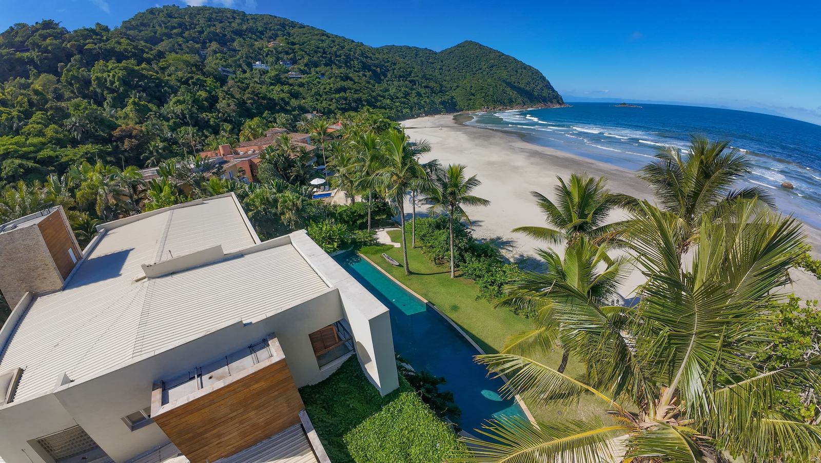Vista aérea 2 — Taguaíba, Guarujá, à venda, Casa